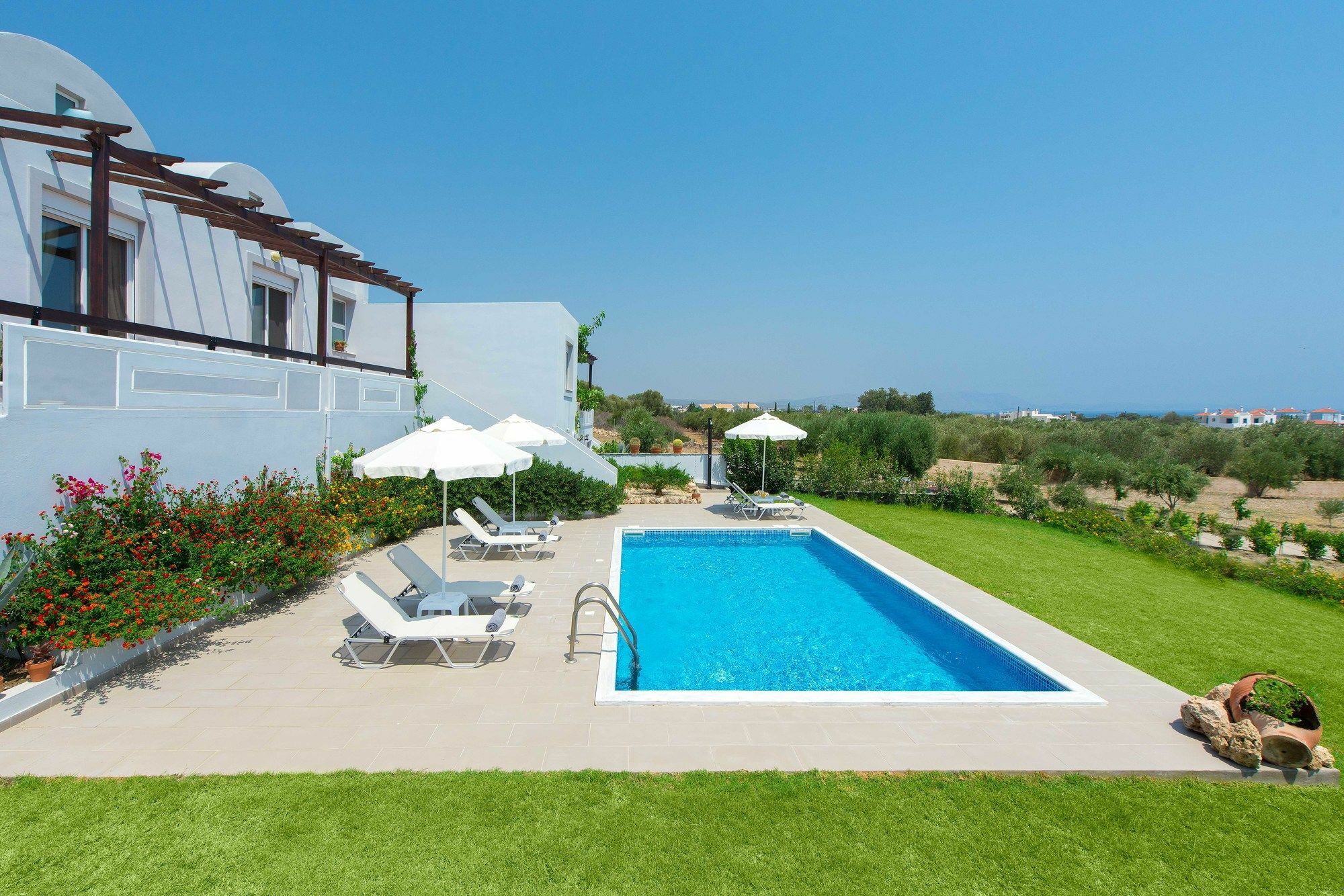 Orianna Sea View Villa Gennadi Exterior photo